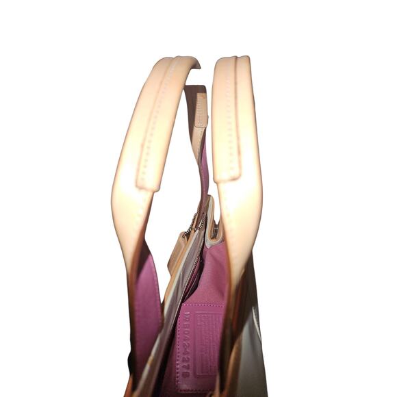 Coach Hampton Nylon Mini Tote Weekender Handbag 4275 - Picture 7 of 10